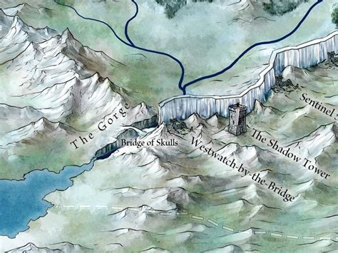 The Wall West Game Of Thrones Map Game Of Thrones Art Game Of