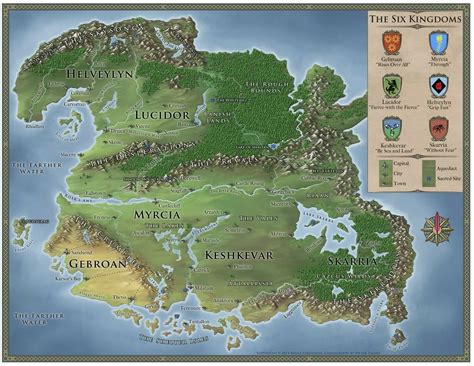 Nuevo Yva Fantasy Map Fantasy World Map Imaginary Maps
