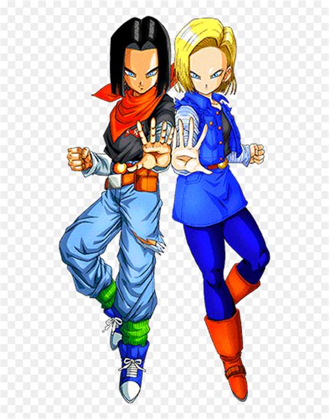 Dbz Androids Android 18 Dragon Ball Z Goku Z Warriors Android 18 E Android 17 Hd Png
