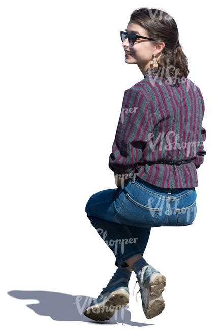 Woman Sitting Seen From Behind Vishopper