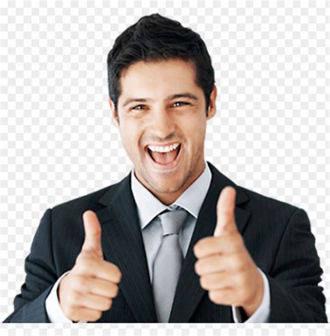 Download Guy With Thumbs Up Transparent Png Free Png Images Toppng