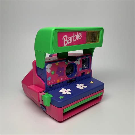 Vintage Polaroid 600 Barbie Camera Wmanual Tested Rare Etsy