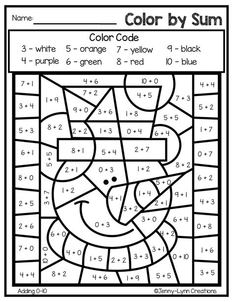 Winter Addition Kids Math Worksheets Math For Kids Preschool Math