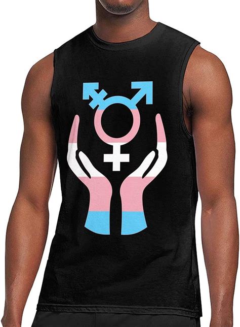Support Transgender Rights Men Sleeveless Tee Sports T Shirt Amazon Es Ropa Y Accesorios