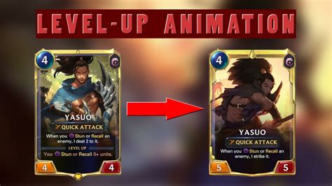 Yasuo Level Up Animation Legends Of Runeterra Youtube