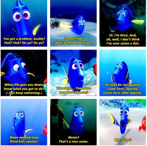 Dory Is The Absolute Best Finding Nemo Just Keep Swimming Just