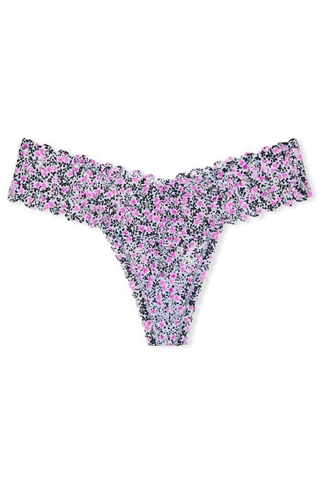 Buy Victorias Secret Floral Lace Thong Knickers From The Victorias