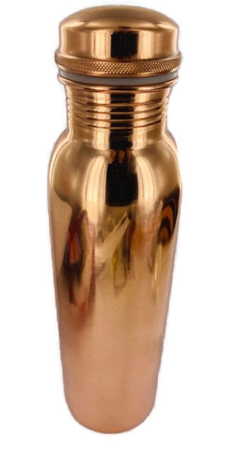 Beautifully Crafted Pure 100 Copper Bottle Indian Copper Pure Etsy