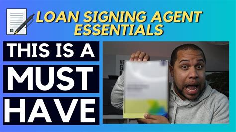 loan signing agent essentials this book is a must have youtube