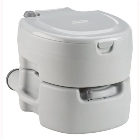 Coleman Large Portable Flush Toilet Grey 2000016503 20000165