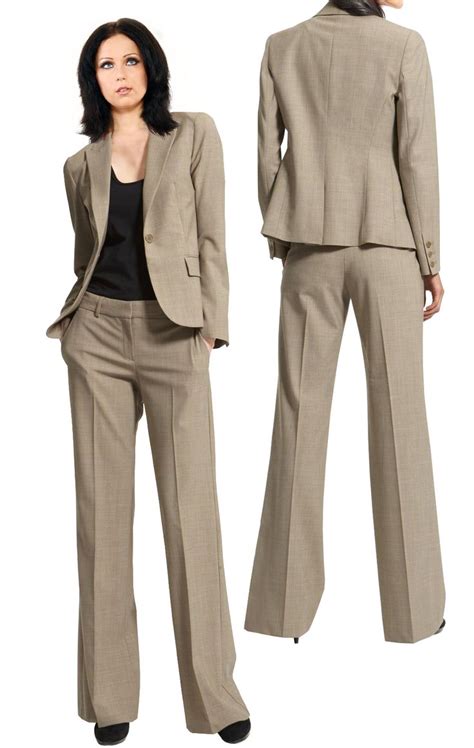 Buy Online One Button Office Pant Suit Womens Office Pant Suit
