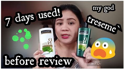 Tresemme` Shampoo And Conditioner Ginger And Green Tea Detox