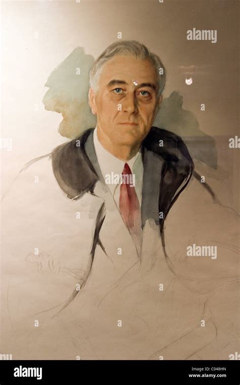Franklin Roosevelt Portrait Hi Res Stock Photography And Images Alamy