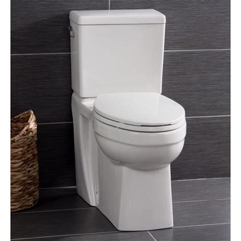 Miseno White Watersense Elongated Chair Height 2 Piece Toilet 12 In