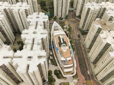 Aerial View Of The Whampoa A Mall That Looks Like A Boat Hung Hom