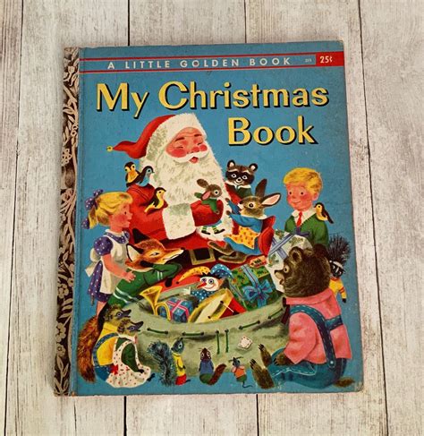 1957 My Christmas Book Little Golden Book Childrens Etsy Christmas