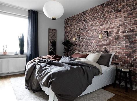 Pin By Ali Rambis On Bedrooms Brick Wall Bedroom Brick Wallpaper