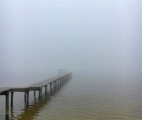 A Foggy Day At The Beach Photograph By Terry Cobb Fine Art America
