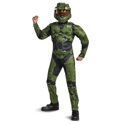 Halo Boys Classic Master Chief Infinite Muscle Halloween Costume