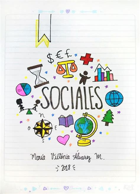 Dibujos Secundaria Caratula De Estudios Sociales Fotodtp