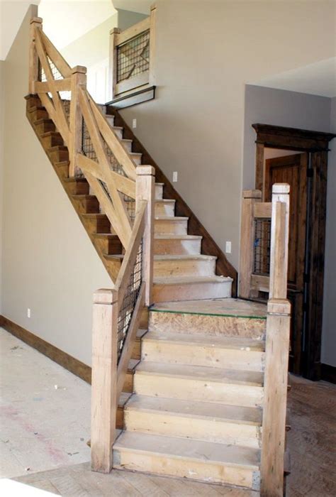 20 Rustic Stair Railing Ideas