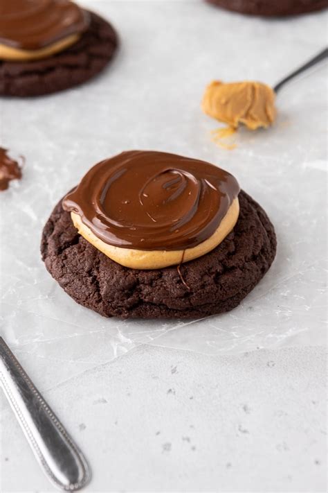 Crumbl Buckeye Brownie Cookies Copycat Recipe Lifestyle Of A Foodie
