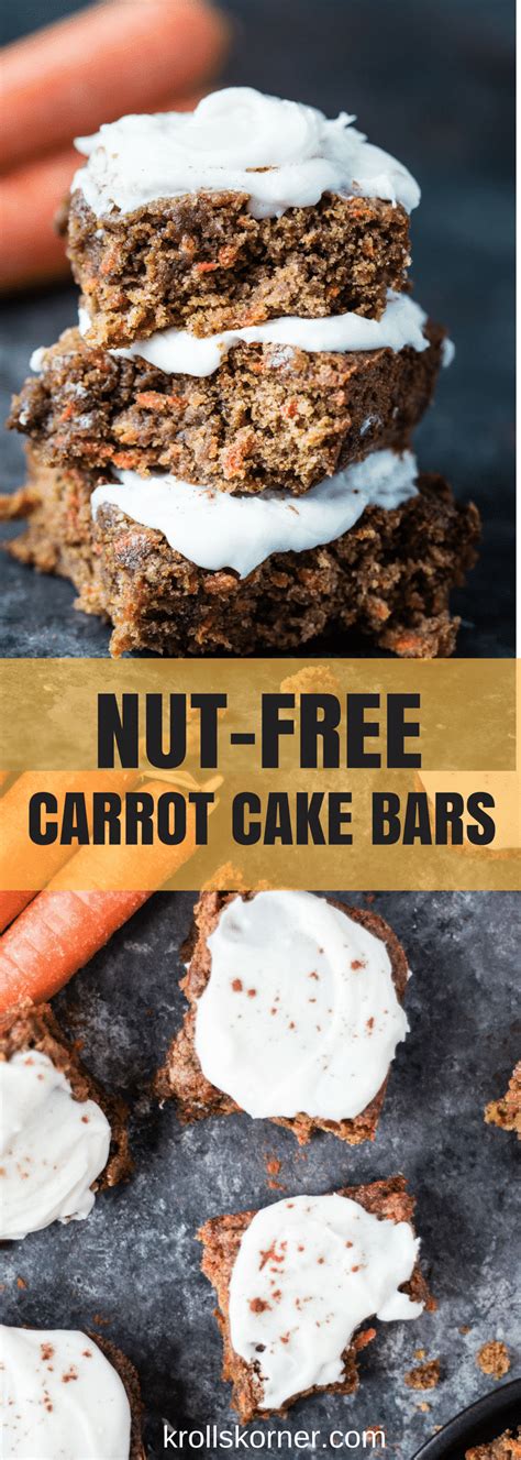 Carrot Cake Bars Delicious Treat Perfect For The Spring Time