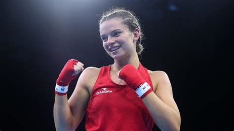 She competed in the featherweight event at the 2018 commonwealth games, winning the gold medal. Commonwealth Games 2018 boxing: Skye Nicolson makes 57kg final