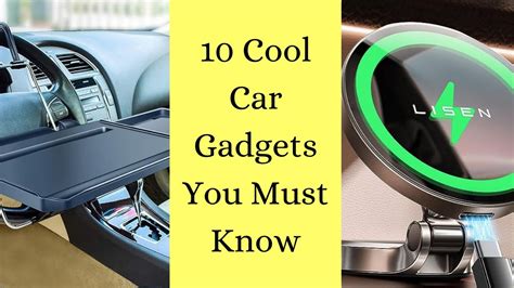 10 Cool Car Gadgets You Need Youtube