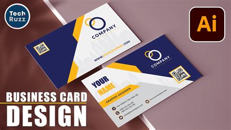 How To Create A Double Sided Business Card Design In Illustrator Cc