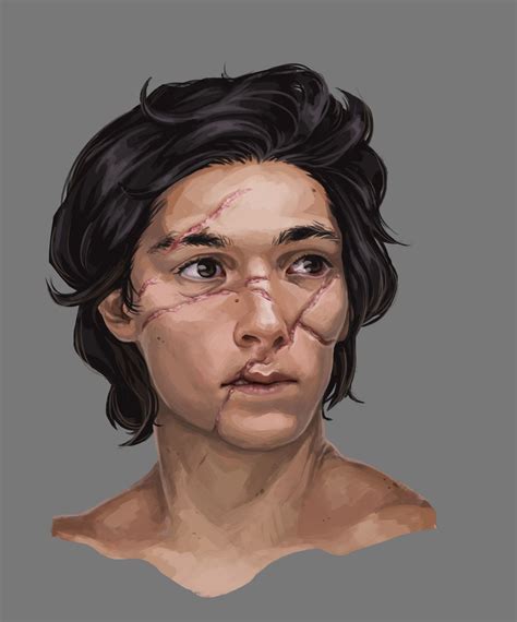 How To Draw Scars On Face At How To Draw