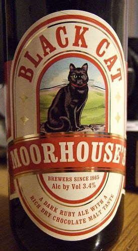 Bottle Of Moorhouses Black Cat Black Cat Art Cats Cool Cats