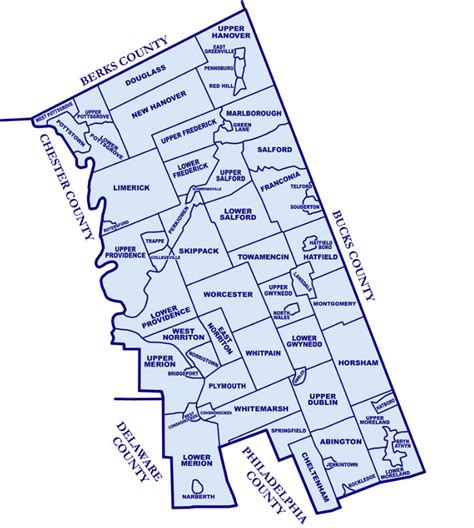 Political Map Of Montgomery County F80