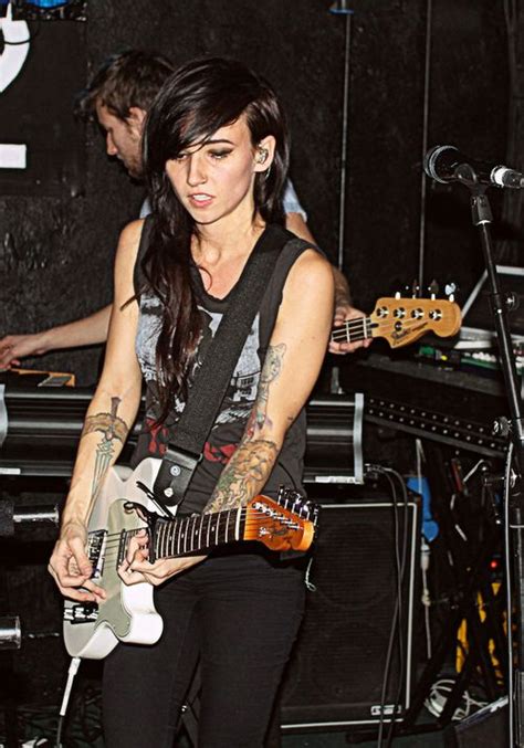 Lights Female Guitarist Valerie Punk