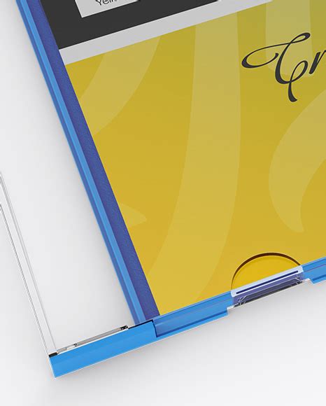 Download Jewel Slim Case Mockup - Half-Side View (High-Angle Shot) in Packaging Mockups on Yellow Images ...