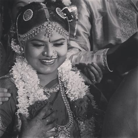 Elegant Iyengar Bride In A Black And White South Indian Wedding