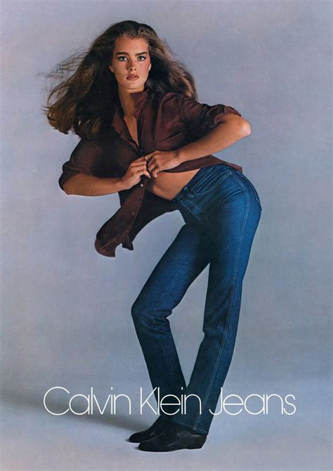 Brooke Shields By Avedon For Calvin Klein Jeans History Of Jeans Calvin Klein Ads Supermodels