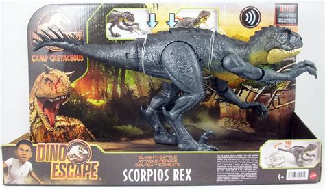 Jurassic World Camp Cretaceous Mattel Slashn Battle Scorpios Rex