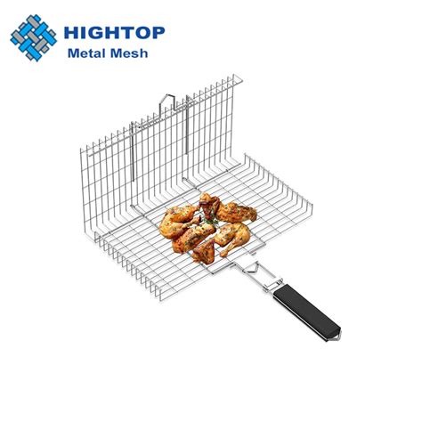 Folding Grill 304 Stainless Steel Barbecue Grill Wire Mesh Rack For