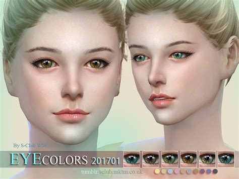 Eyecolors 201701 By S Club Wm At Tsr Sims 4 Updates