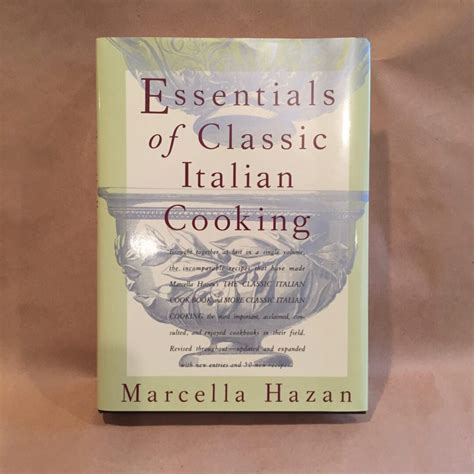 Essentials Of Classic Italian Cooking Book Precision Cut Kits