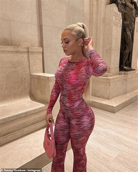 Tammy Hembrow Flaunts Her Incredible Figure In A Skintight Tiger Print