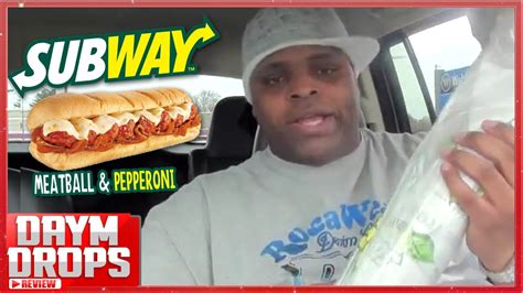 Subway Meatball And Pepperoni Melt Review Youtube
