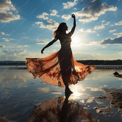 Premium Photo | Beachfront Bliss Ballet Beach Background Image