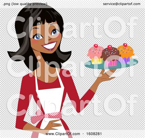 Illustration Of Cartoon Character Female Baker Royalty Free Svg Clip Art Library