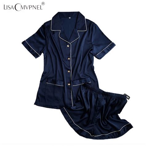 Lisacmvpnel Summer New Breathable Soft Women Pajamas Rayon Short Style Casual Female Pajama Set