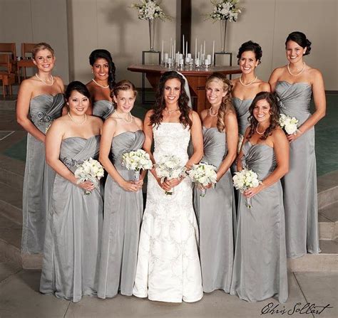 Wedding Theme Gray Bridesmaids 2058915 Weddbook