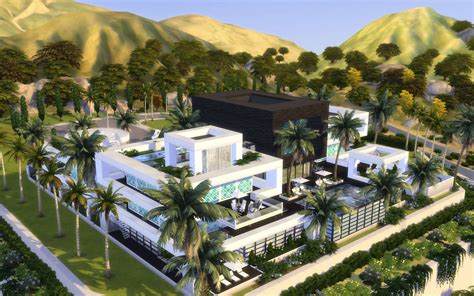 Superstar Mega Mansion By Alexiasi At Mod The Sims 4 Sims 4 Updates