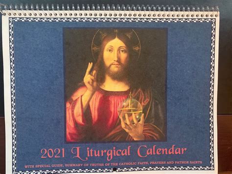 Liturgical Calendar 2021 Liturgytools Net Catholic Liturgical
