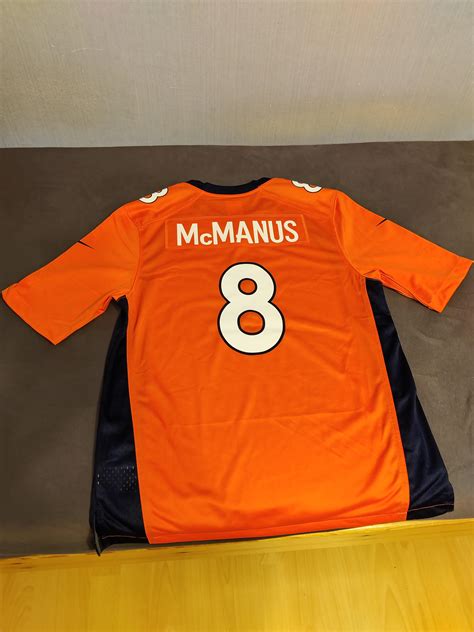 after eight years of watching nfl football the jersey of my favorite bronco has finally found